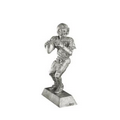 Signature Series Silver Football Quarterback Figurine - 8 1/4"